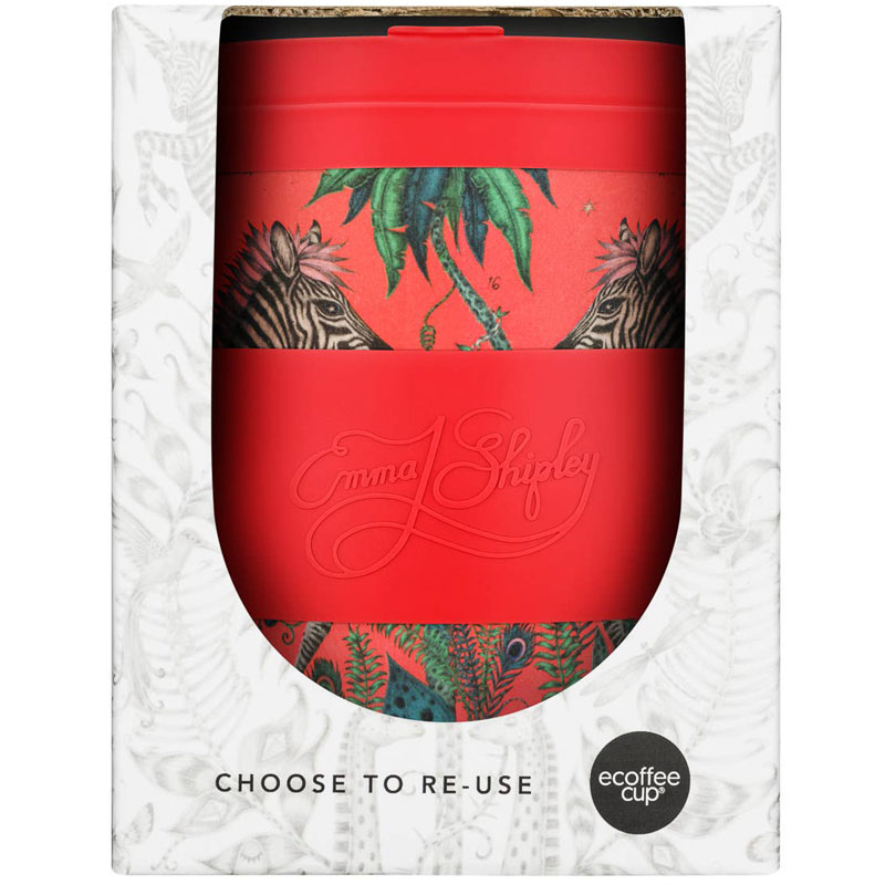 Ecoffee Cup Emma Shipley - Lost World as packaged