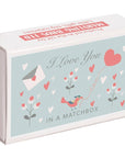 Marvling Bros Ltd Wool Felt Heart And Love Message In A Matchbox (1 pc)