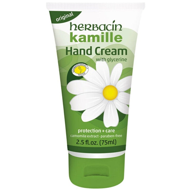 Herbacin Kamille Hand Cream Tube – Original (2.5 oz tube)