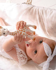 Sophie La Girafe Fresh Touch Sophie La Girafe shown in baby's hands and mouth