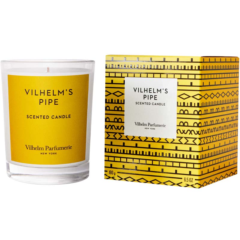Vilhelm Parfumerie Vilhlem’s Pipe Candle- picture of candle and box