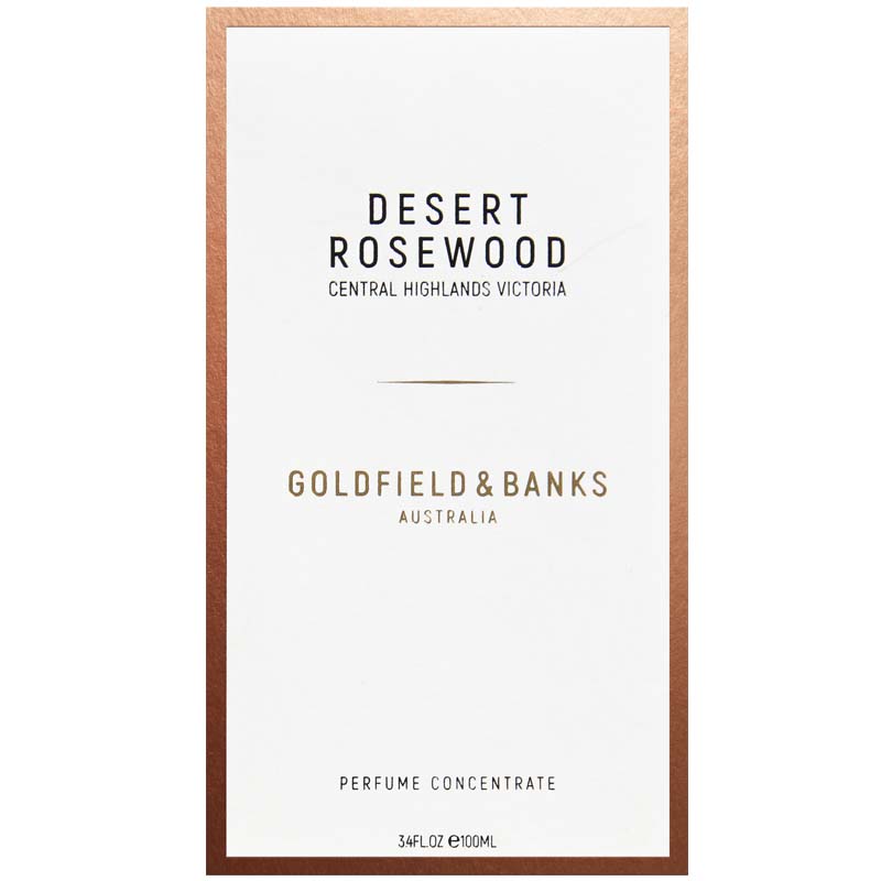 Goldfield & Banks Desert Rosewood Perfume 100 ml box
