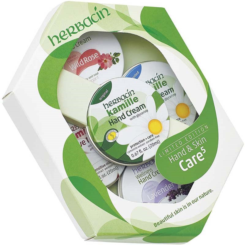 Herbacin Limited Edition Hand &amp; Skin Care Gift Set – Green