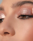 Roen Beauty 11:11 Eye Shadow Palette showing with model