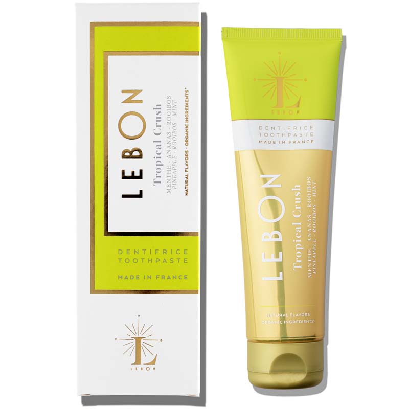 Lebon Tropical Crush Pineapple + Rooibos + Mint Organic Toothpaste (75 ml) with box