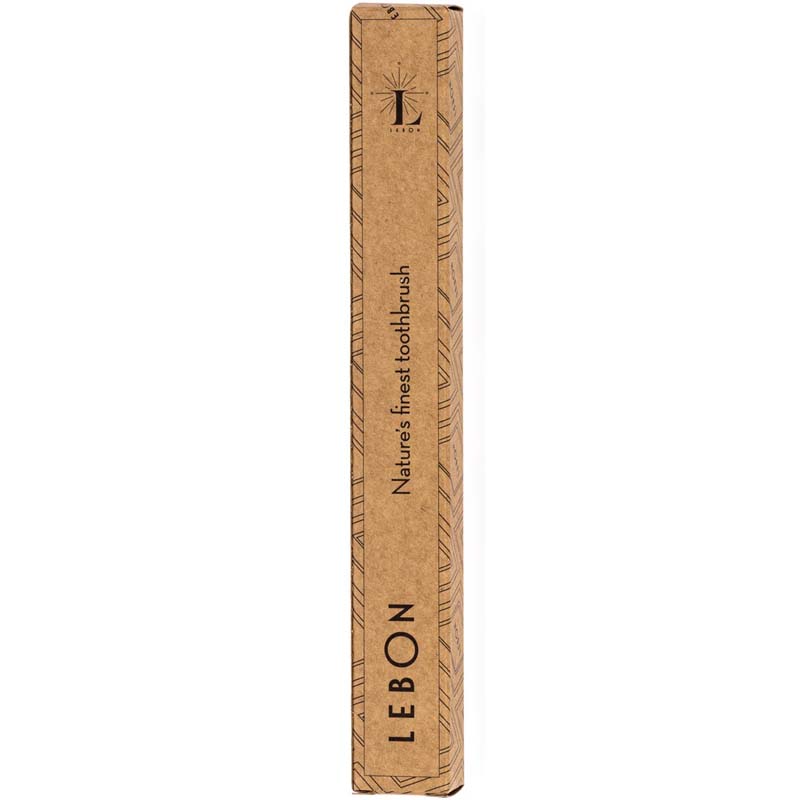 Lebon Bamboo Toothbrush showing packaging