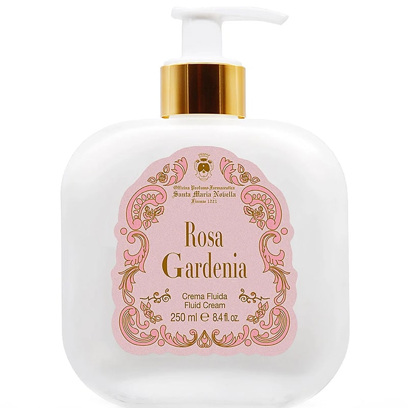 Santa Maria Novella Rosa Gardenia Fluid Body Cream 250 ml