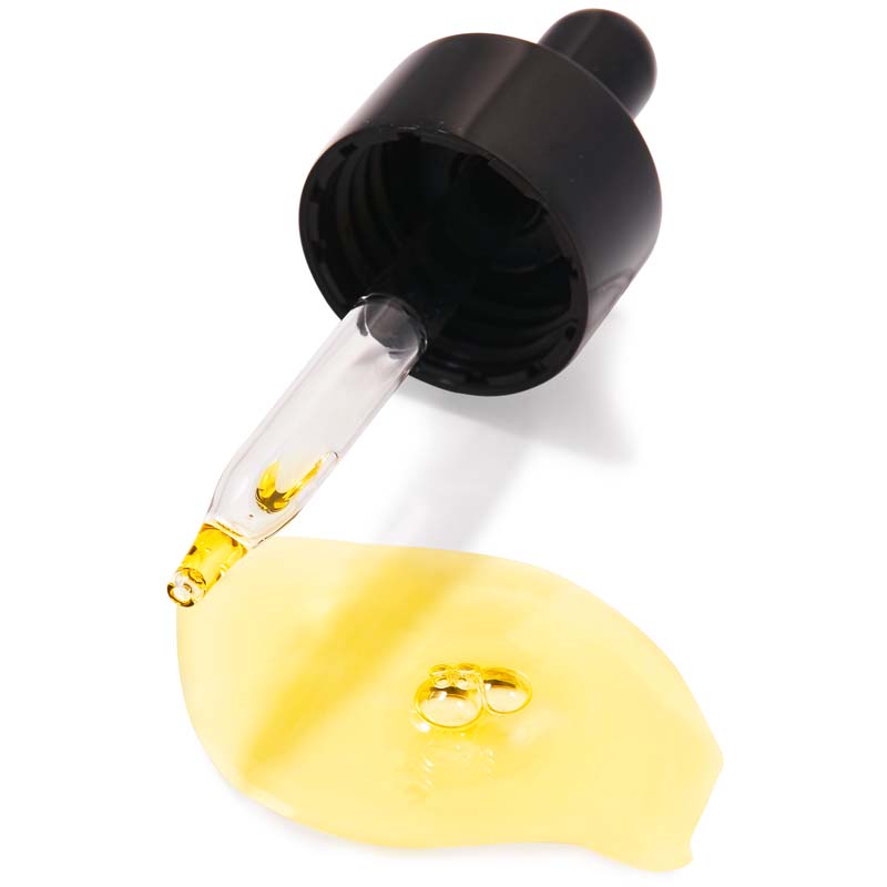 Le Prunier Plum Beauty Oil showing smear