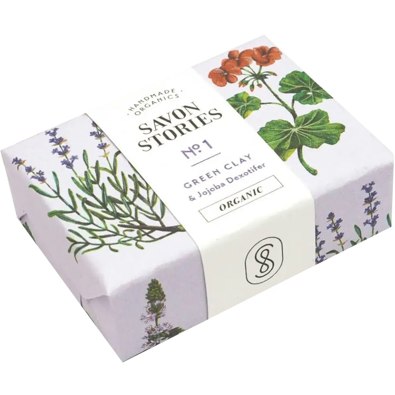 Savon Stories No. 1 Organic Green Clay Soap 100 g
