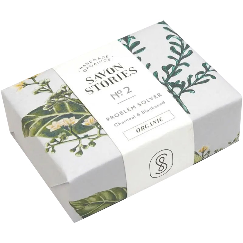 Savon Stories No. 2 Organic Charcoal & Blackseed Soap 100 g