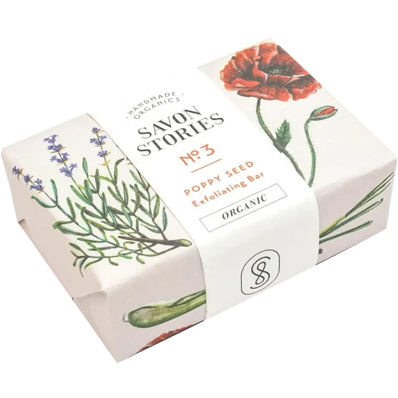 Savon Stories No. 3 Organic Poppy Seed Soap 100 g