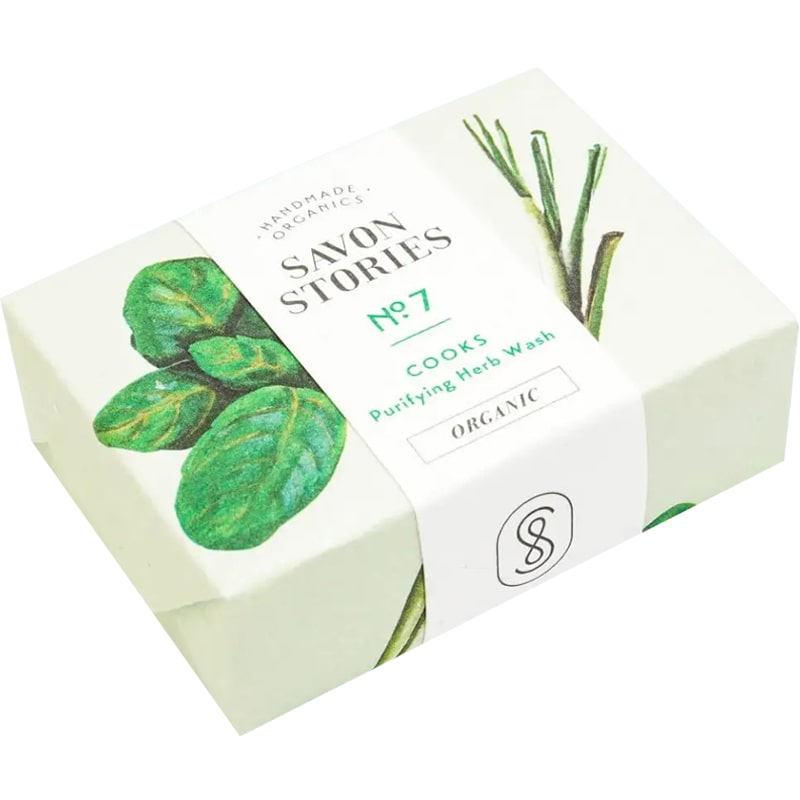Savon Stories No. 7 Organic Natural Basil Soap 100 g