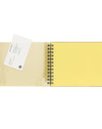Delfonics Rollbahn Medium Horizontal Spiral Notebook – Yellow showing inside yellow 