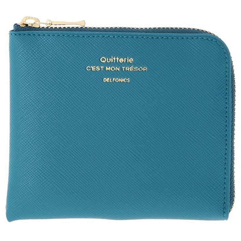 Delfonics Quitterie Half Zip Case – Turquoise (1 pc) 