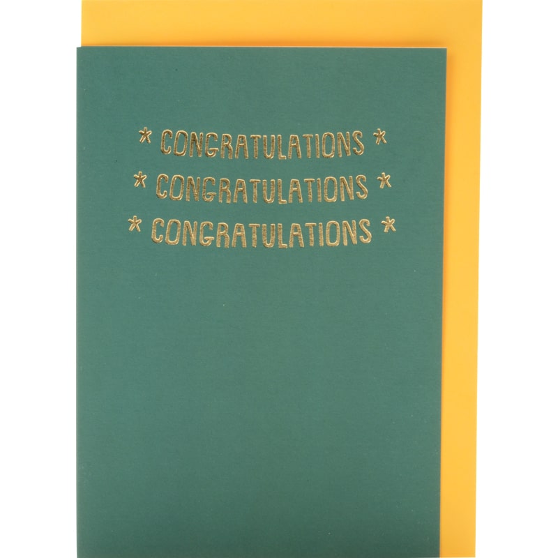 Neon Magpie Congratulations Card 1 pc 