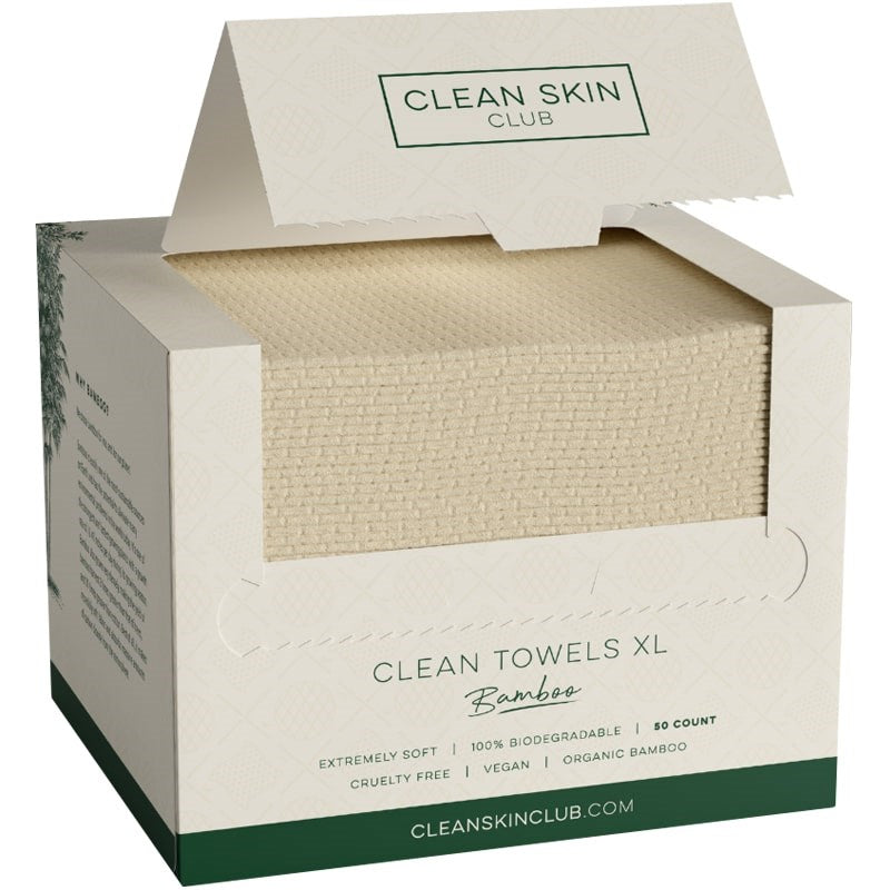 Clean Skin Club Clean Towels XL Bamboo – Beautyhabit