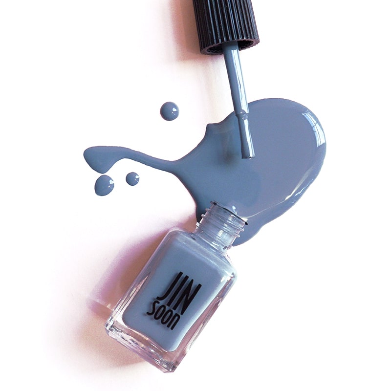 JINsoon Nail Lacquer – Sea Clay - Product shown with lid off