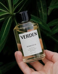 Verden Herbanum Bath Oil - Product shown in models hand 