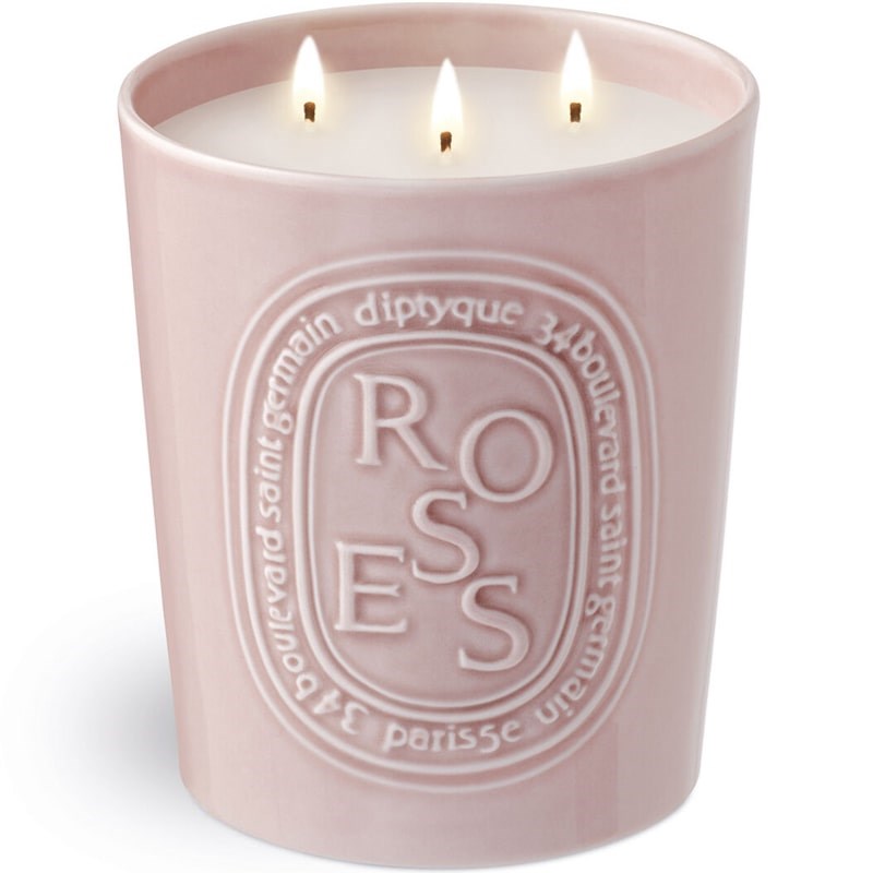 Diptyque Roses Large Candle (600 g) – Beautyhabit