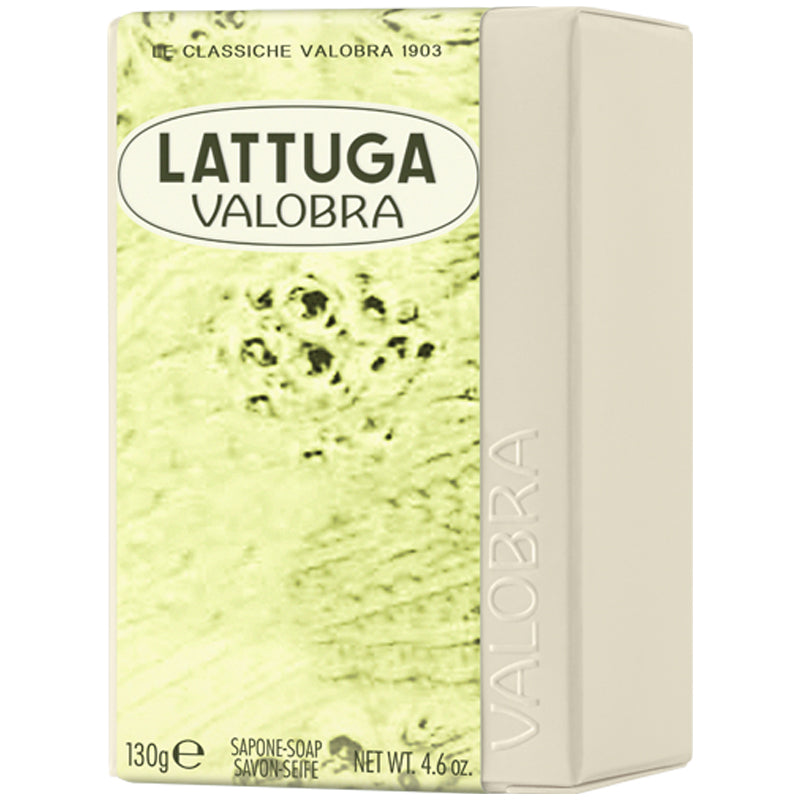Valobra Italy Bar Soap – Lattuga (130 g) - Front of box