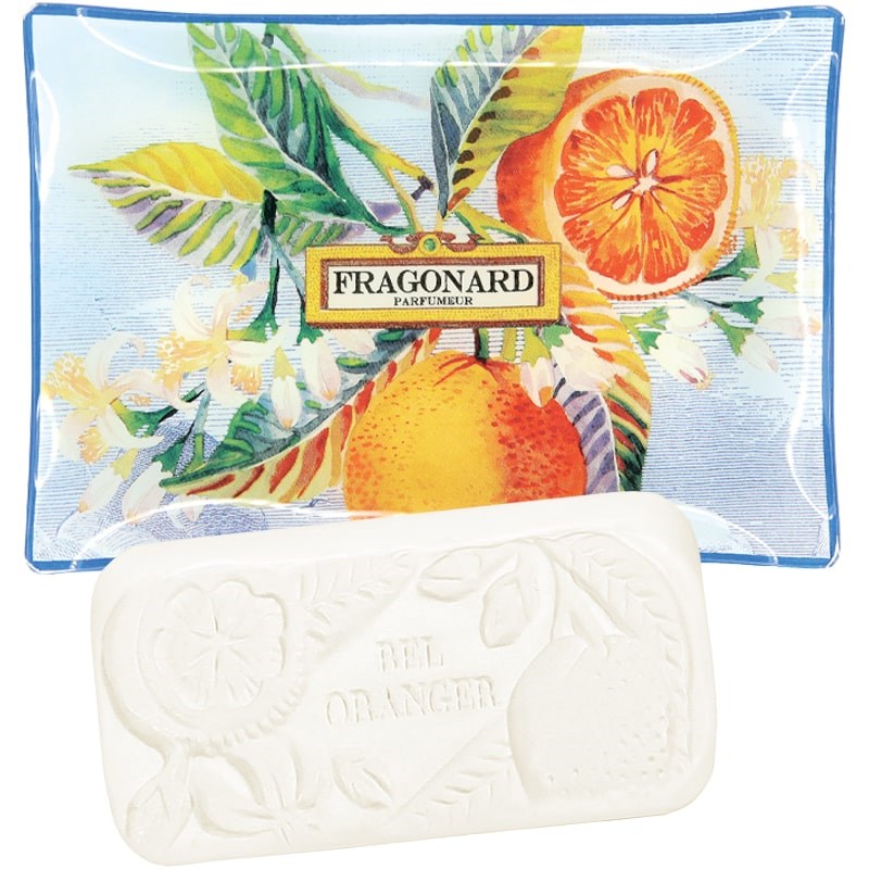 Fragonard Parfumeur Bel Oranger Soap and Dish Set - (150 g soap + dish)