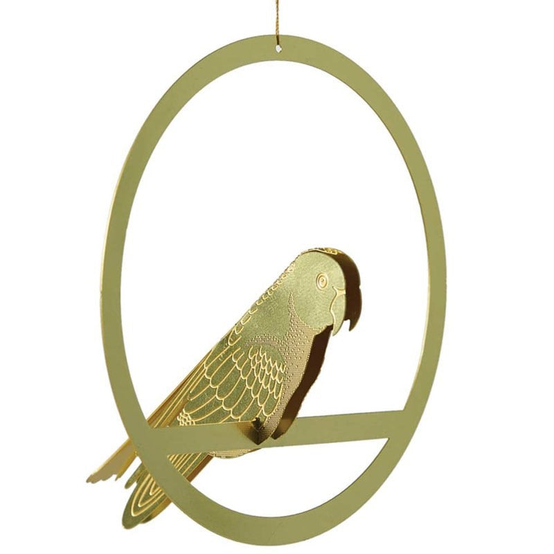 Another Studio Hanging Brass Bird Decoration (1 pc)