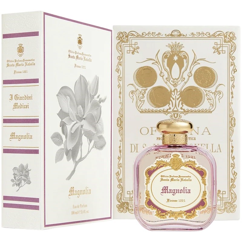 Santa Maria Novella Medicei Collection - Magnolia Eau de Parfum - packaging with bottle