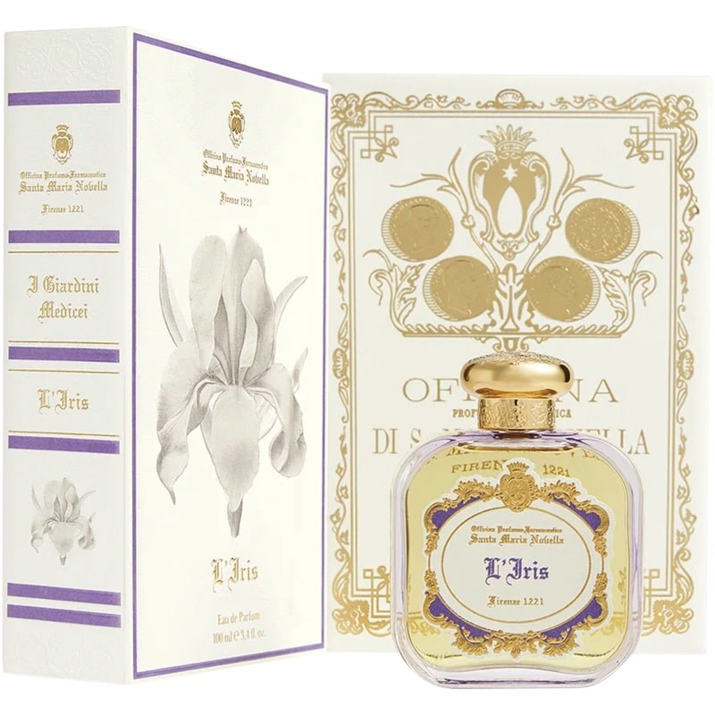 Santa Maria Novella Medicei Collection - Iris Eau de Parfum - packaging and bottle