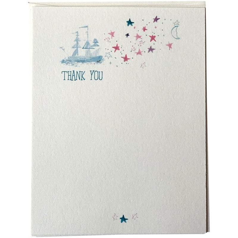 Parcel Sail Away in the Night Notecards (8 pcs)