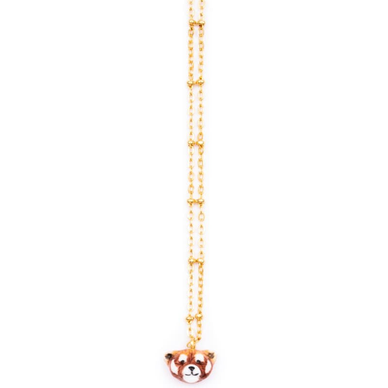 Nach Red Panda Mini Necklace - Closeup of product