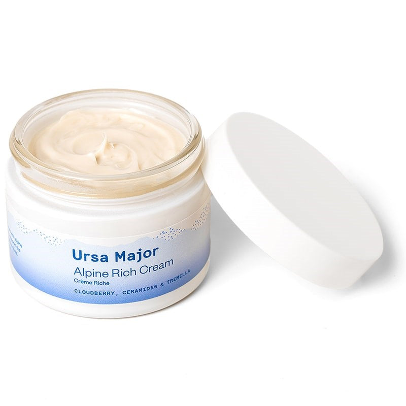 Ursa Major Alpine Rich Cream - Product shown with lid off