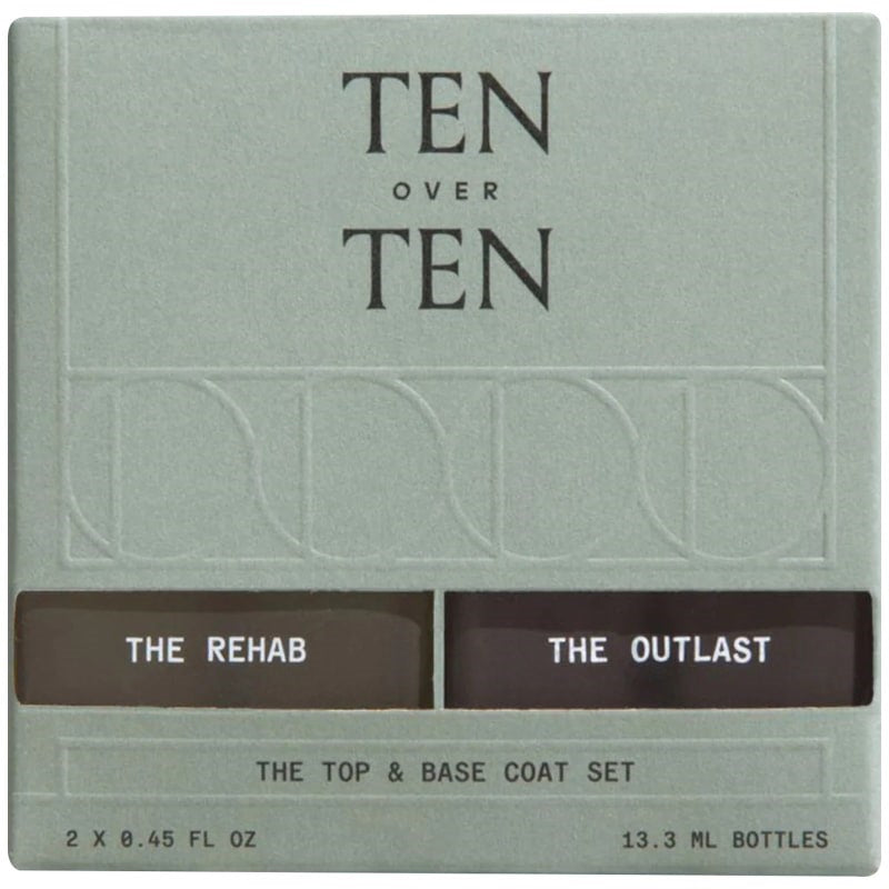 Tenoverten The Rehab Top &amp; Base Coat Set - (2x 13.3 ml)