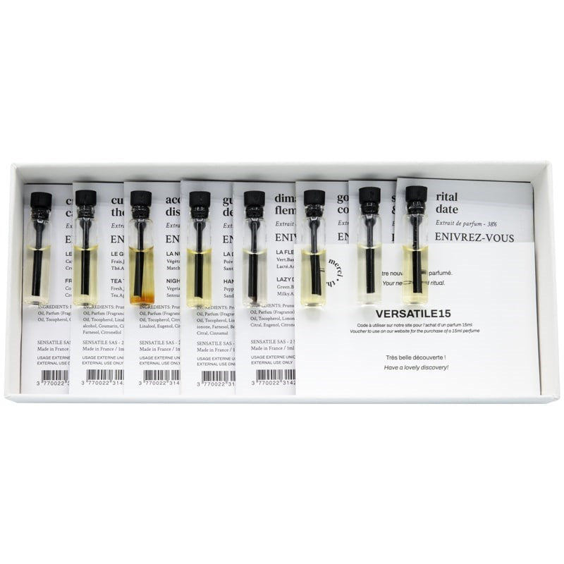 Versatile Paris Discovery Box showing vials