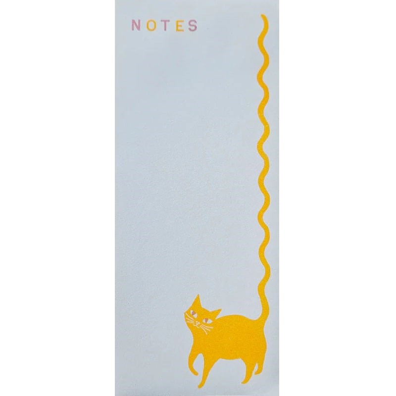 Bromstad Printing Co. Squiggle Tail Cat Risograph Notepad (1 pc)