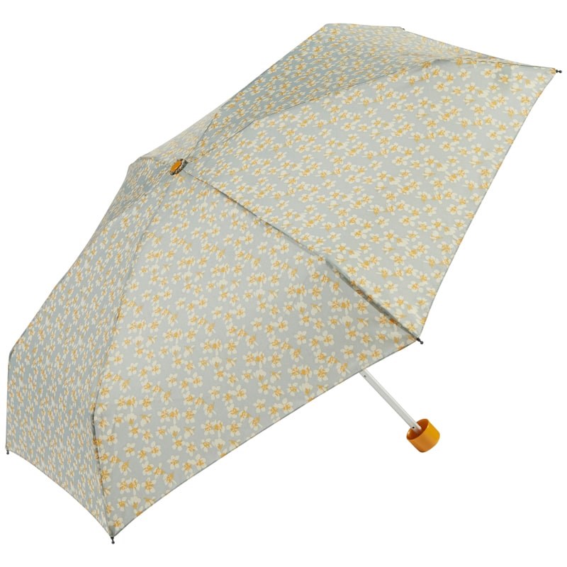 Ezpeleta Gotta Little Flowers Mini Umbrella - Slate - Product shown open