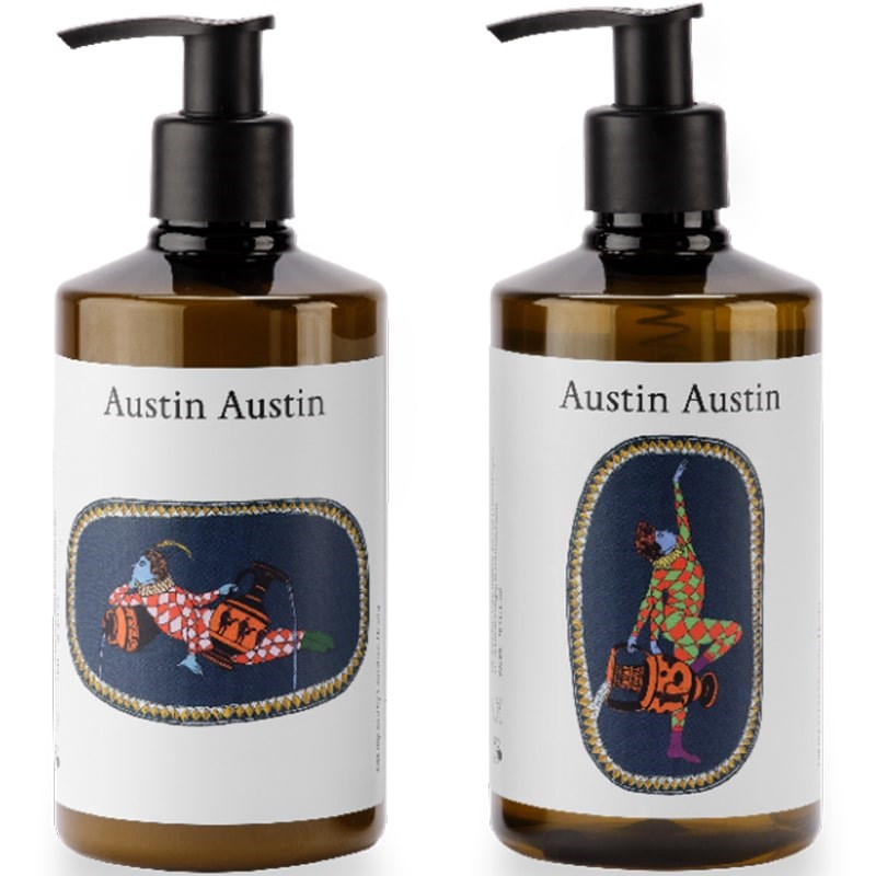 Austin Austin Organic Limited Edition Hand Soap &amp; Hand Cream Gift Set - Products shown next to each other