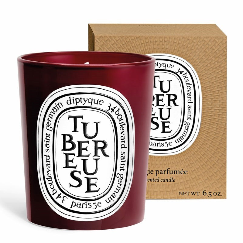 Diptyque Limited Edition Tubereuse Candle - Product shown next to box