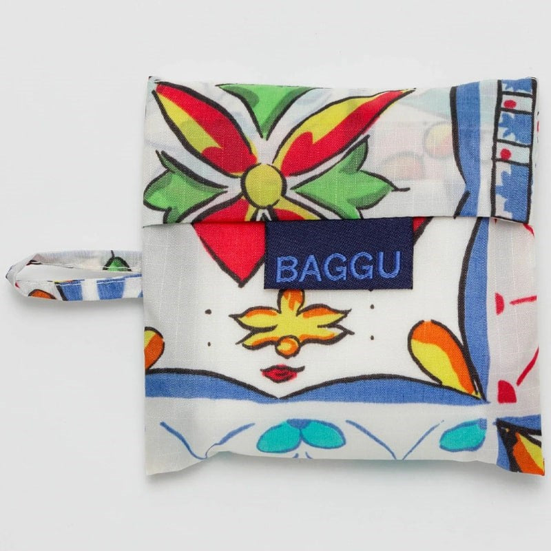 Baggu Baby Baggu - Sunshine Tile - Product shown folded