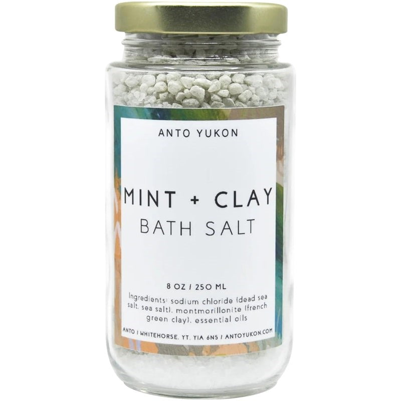 Anto Yukon Mint + Clay Bath Salt (250 ml)