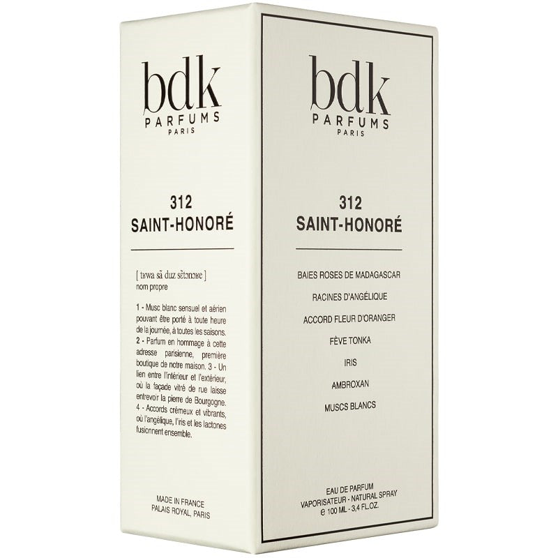 BDK Parfums 312 Saint-Honore Eau de Parfum - Product box shown