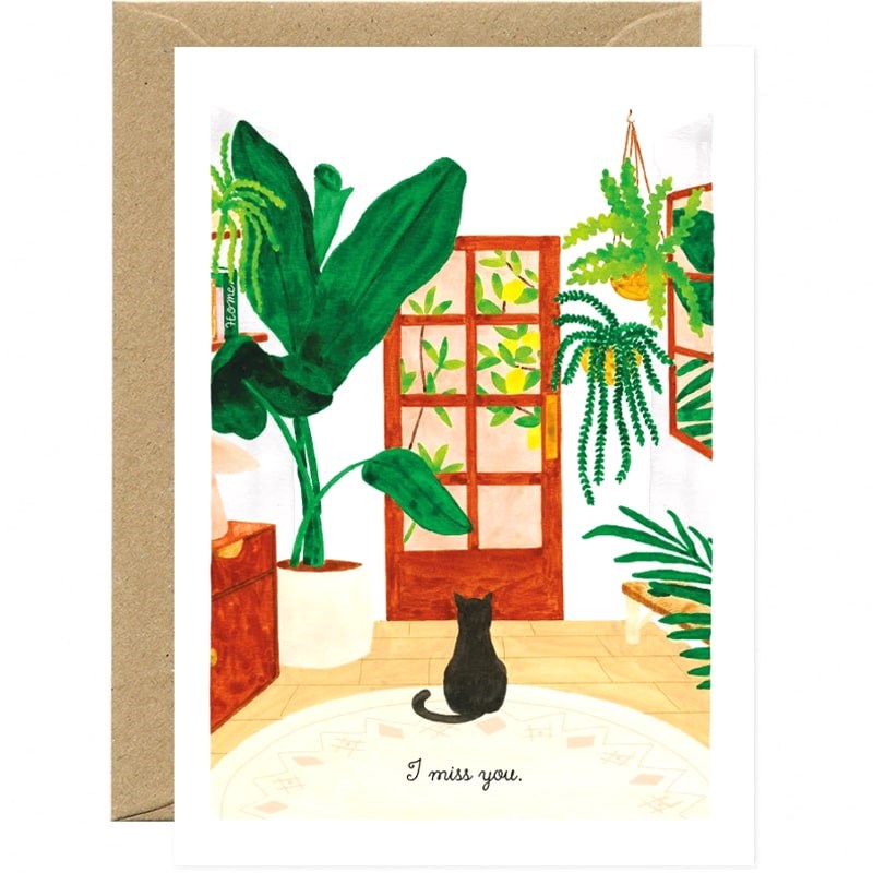 All The Ways To Say I Miss You Cat Greeting Card 