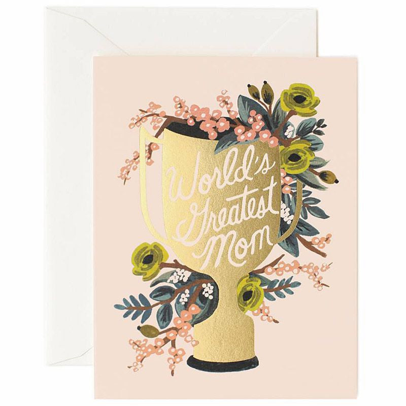 Rifle Paper Co. World's Greatest Mom Greeting Card