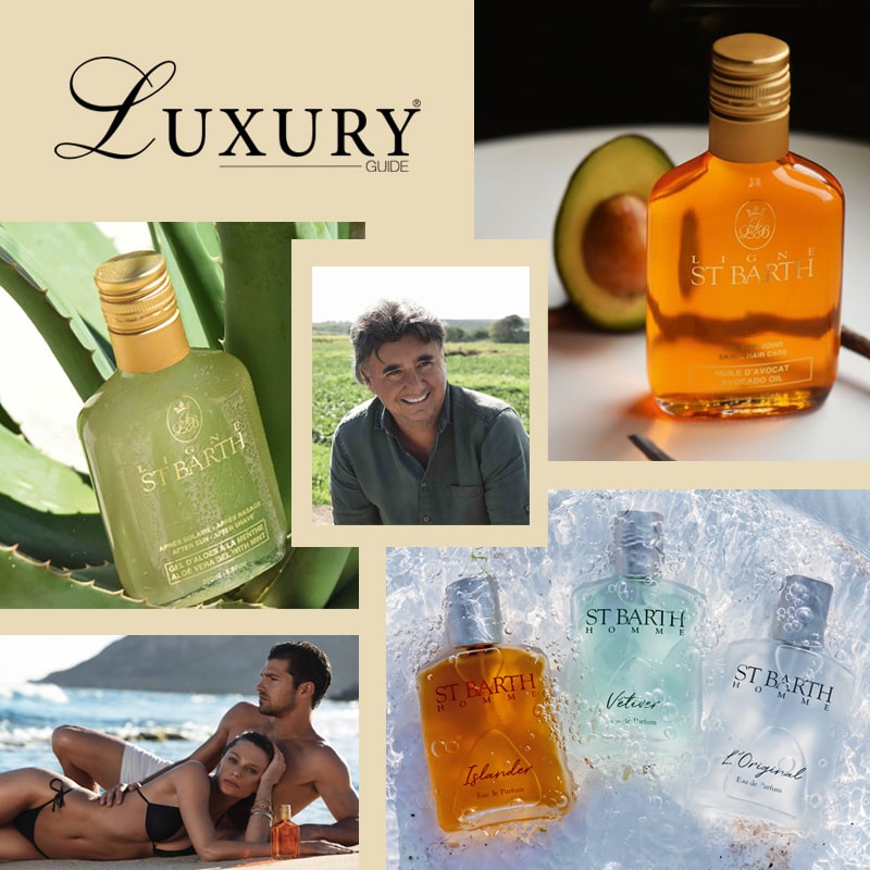 Ligne St. Barth CEO Herve Brin and products - see details below