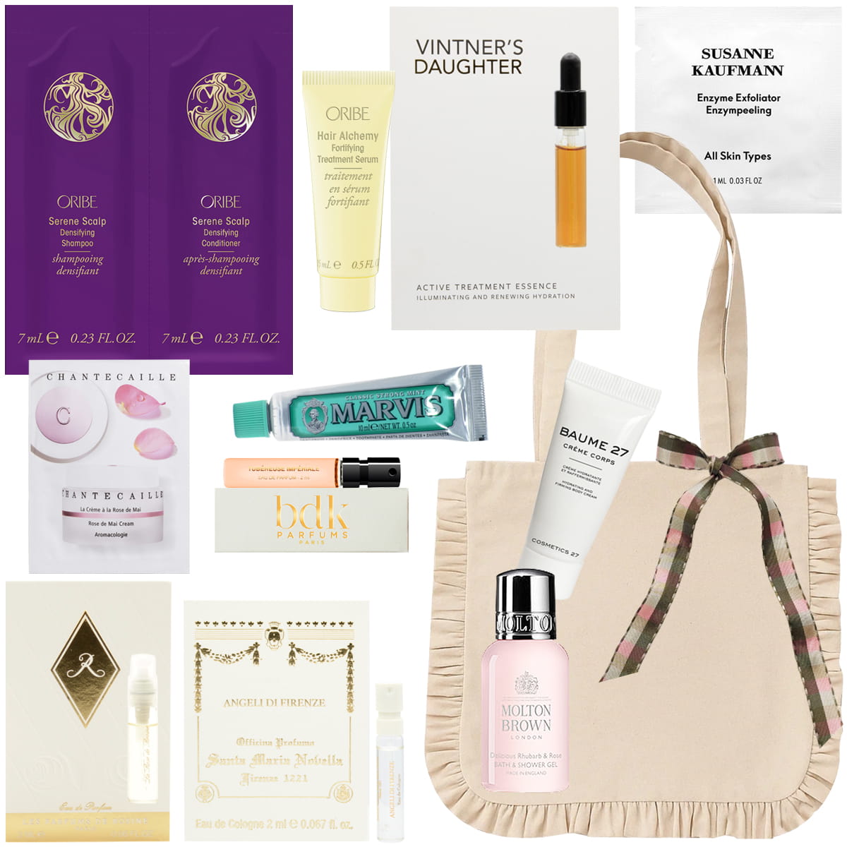 Image of Spring 11 Piece Gift with Ruffled Tote with your $140 or more SITEWIDE purchase - details below