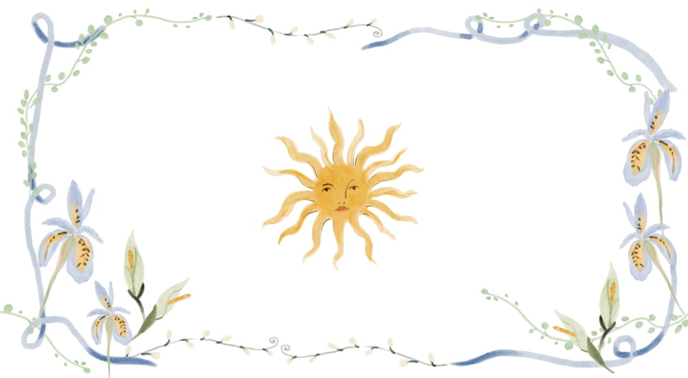 Gift Guide Greeting Cards Banner with seasonal art