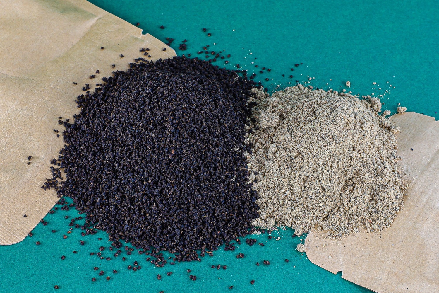 Close up shot of Amala Chai Masala Chai Kit ingredients