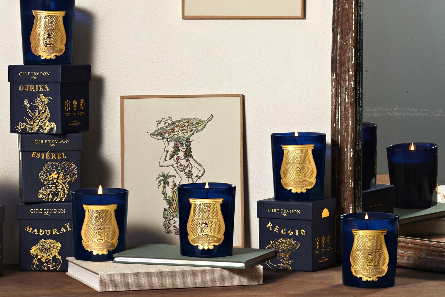 A selection of Trudon Candles from our Candles + Home Category