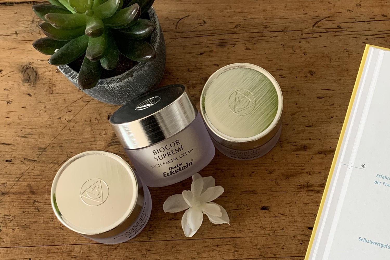 Lifestyle shot of Dr. Eckstein Biocor Supreme Rich Facial Cream