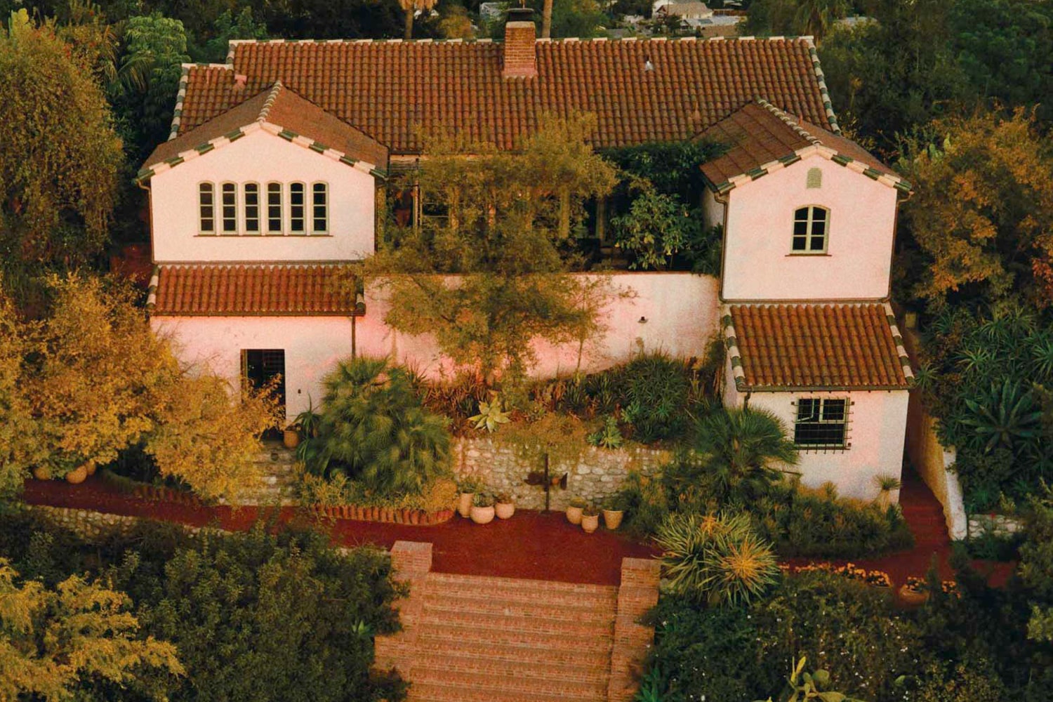 Flamingo Estate home atop the hills of Los Angeles