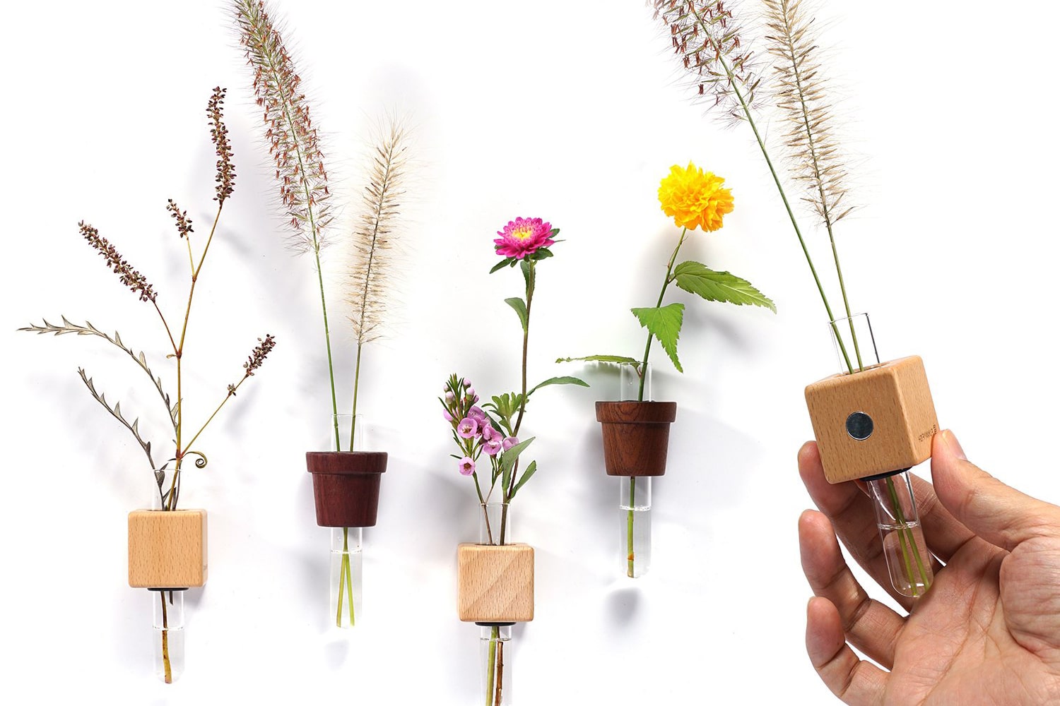 A selection of Funnyfish Smart Tube Vases